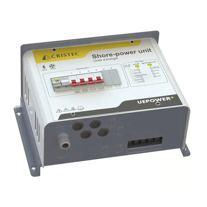 Uniteit met 2 ingangen en 3 uitgangen Cristec UEYPower 12V/20A