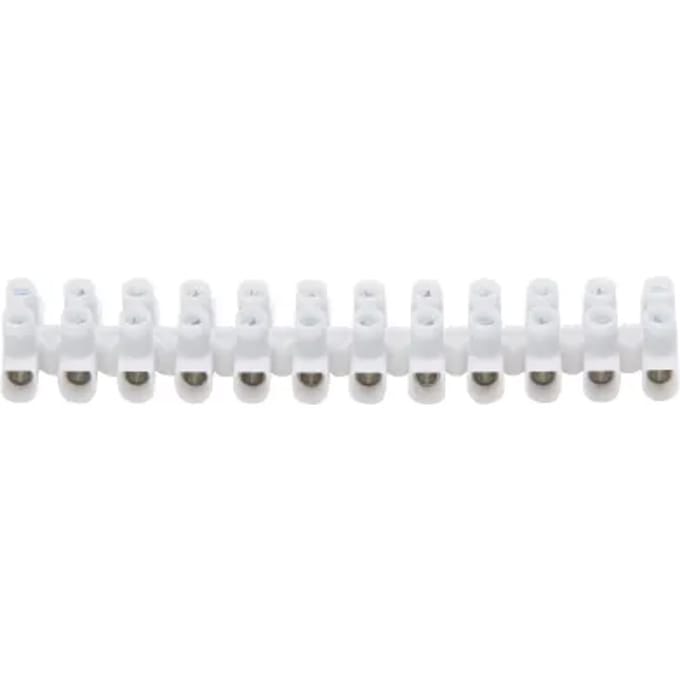 KOPP kroonstrip / kroonsteentjes | 2 x 12 stuks | 4.0 - 6.0 mm² | wit