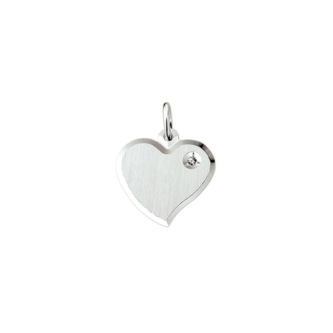 zilver gerhodineerd graveerhart zirkonia 1321699
