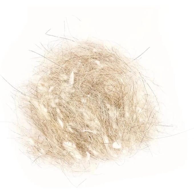 Witte Molen - Vogelnest - Vogel - Top Fresh Dierenhaar 500gr Naturel - 1st