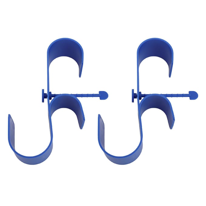 2 PCS Crochets de Clôture de Piscine Support Mural Multifonctionnel pour Outils de Piscine pour Tuyaux Brosses Balais
