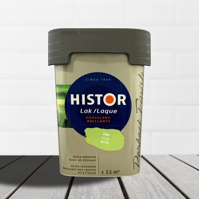 Histor Perfect Finish Lak Hoogglans 0,75 liter - Dille
