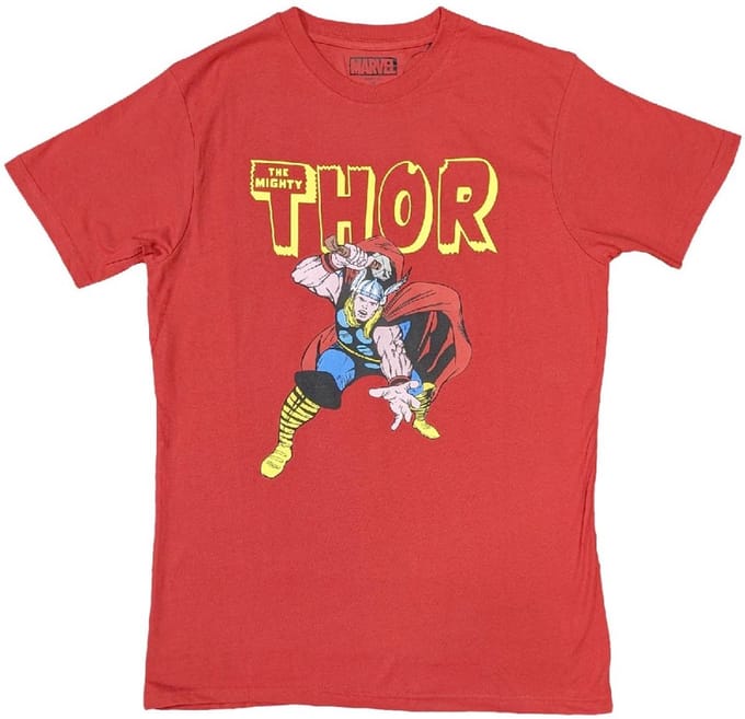 Marvel Thor - Hammer Heren T-shirt - S - Rood