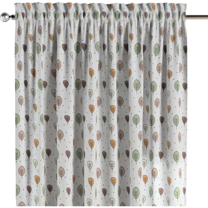 Gordijn met split en volants Yellow Tipi Magic Collection