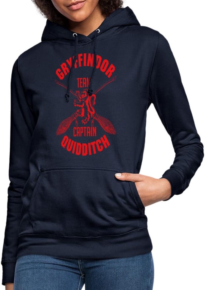 Harry Potter Gryffindor Quidditch Hoodie Dames