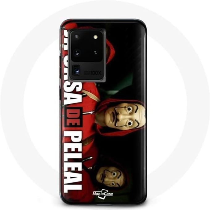 Coque - La casa de papel - Samsung Galaxy S20 Ultra - Noir - Souple - Protection