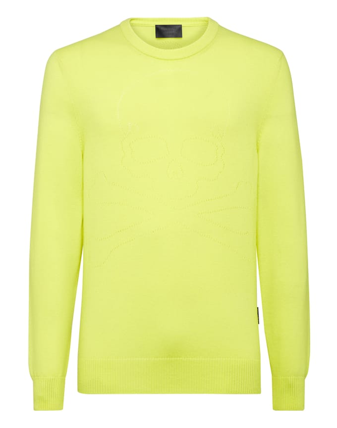 Pullover Ronde Hals Skull And Plein