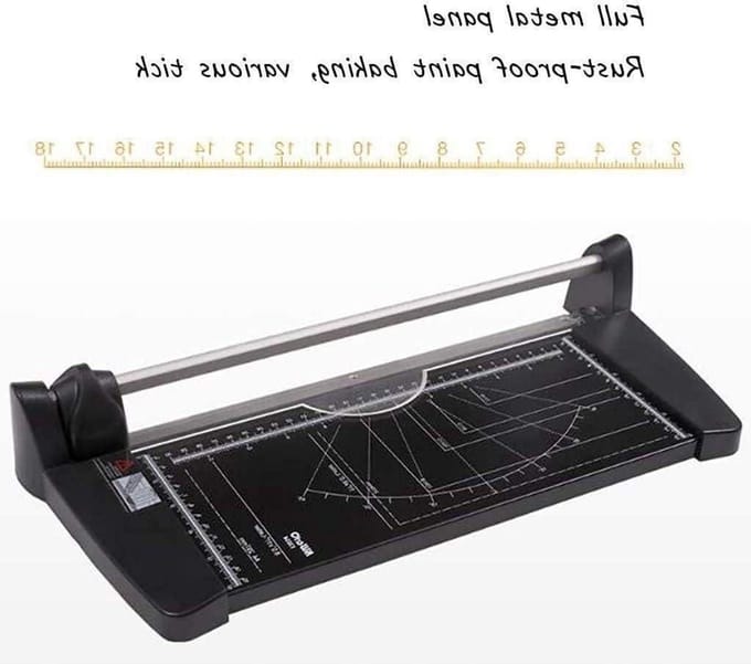 Papier Snijmachine - Verticale Snijder - Documenten Snijden - Robuust Ontwerp - A4 Formaat - Wit
