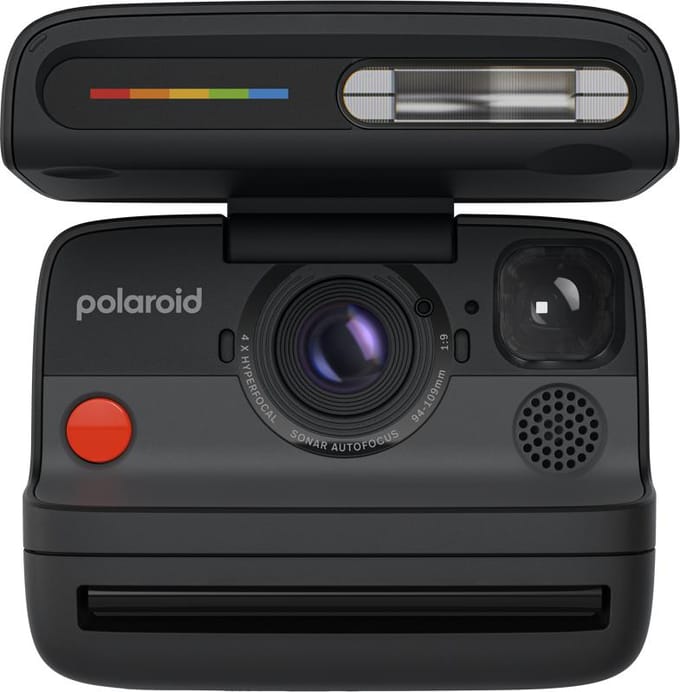 Flip Camera Black Polaroidcamera Zwart