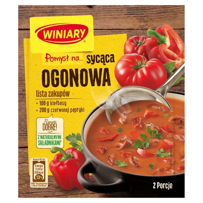 Winiary Idée pour... Garniture queue de bœuf 40 g