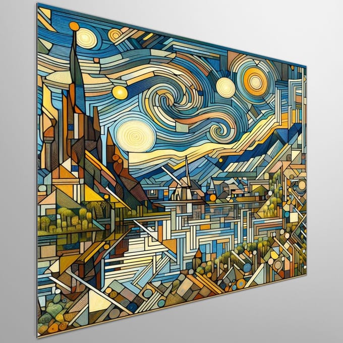 Kunstprint | Wanddecoratie | Dibond | 100 × 100 cm