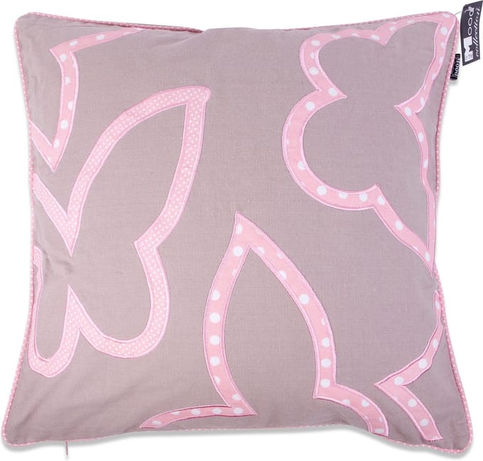 In The Mood Contour Butterfly - Sierkussen - Roze - 50x50 cm