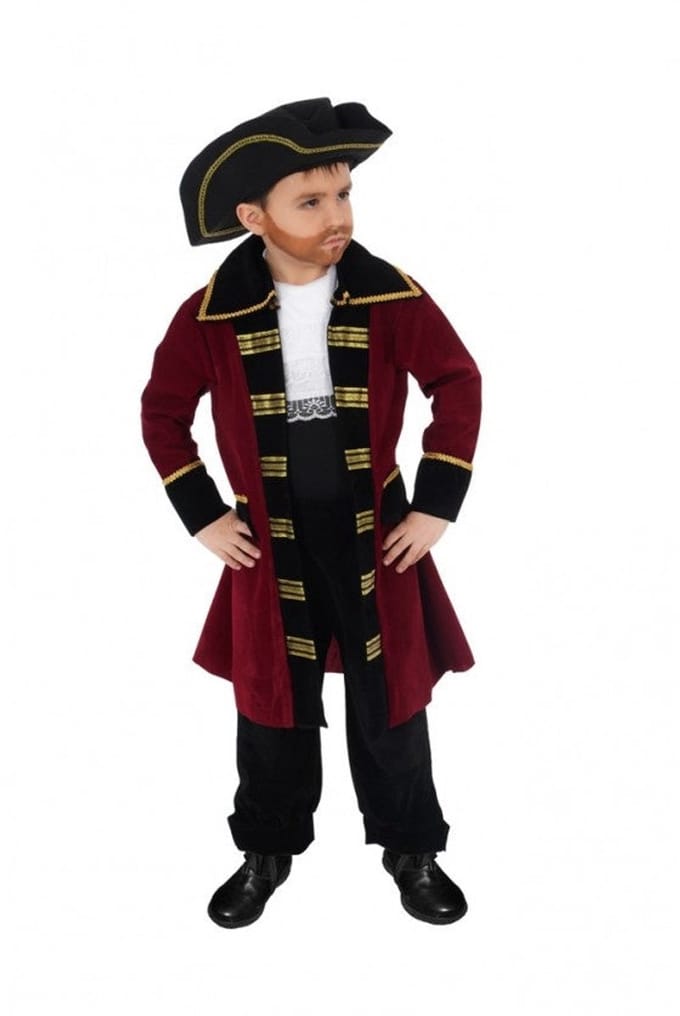 Piraat Kostuum Kind Captain Edward - Maat 128