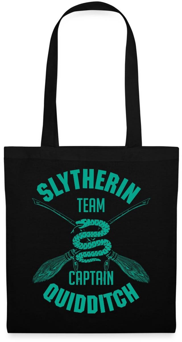 Harry Potter Slytherin Team Captain Quidditch Tas Van Stof Schoudertas
