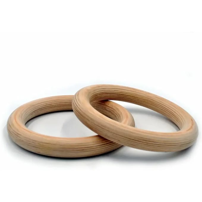 Houten turnringen Fit & Rack D32mm