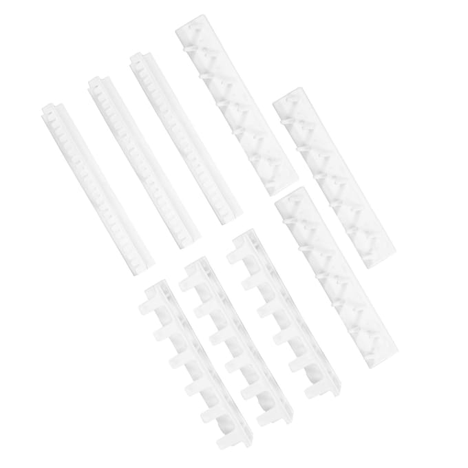 Présentoir à bijoux pour colliers, bagues, boucles d'oreilles, accessoires, organisateur de bijoux, support mural à crochet white