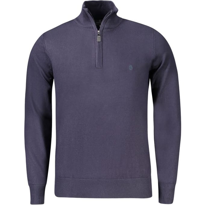 Coveri Moving Blauw Viscosetruien voor Mannen