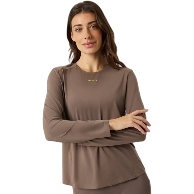 Dames-T-shirt met lange mouwen Björn Borg Performance Feather