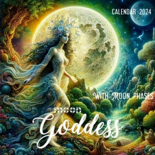 Moon Goddess With Moon Phases - Liana J.F. Romeijn