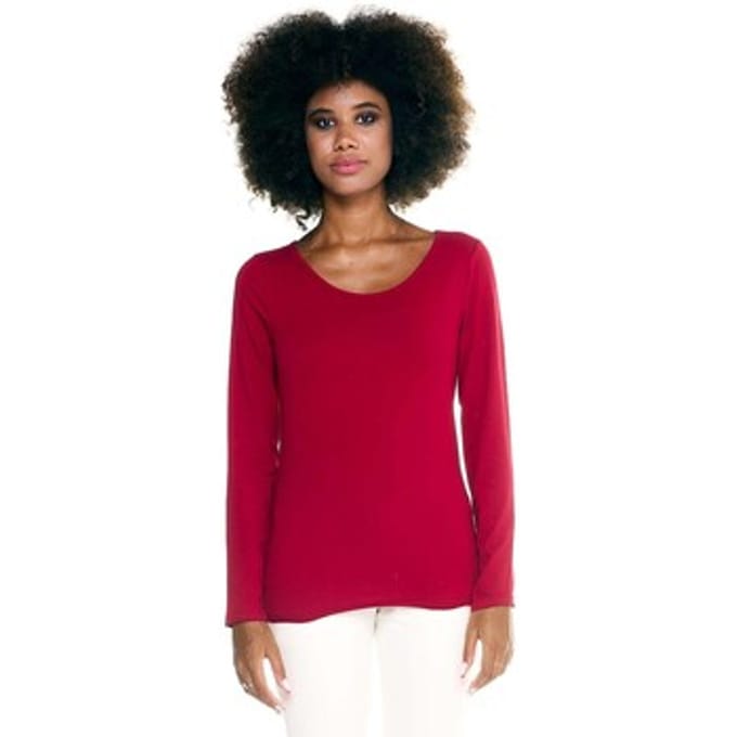 T-Shirt Lange Mouw Leone 1947 Woman Long Sleeves Basic