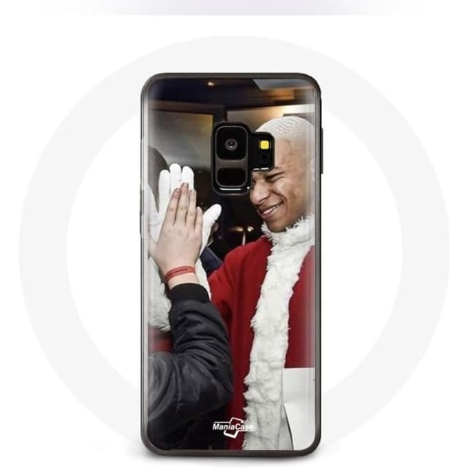 Coque pour Samsung Galaxy S9 Mbappé Foot Joyeux noël