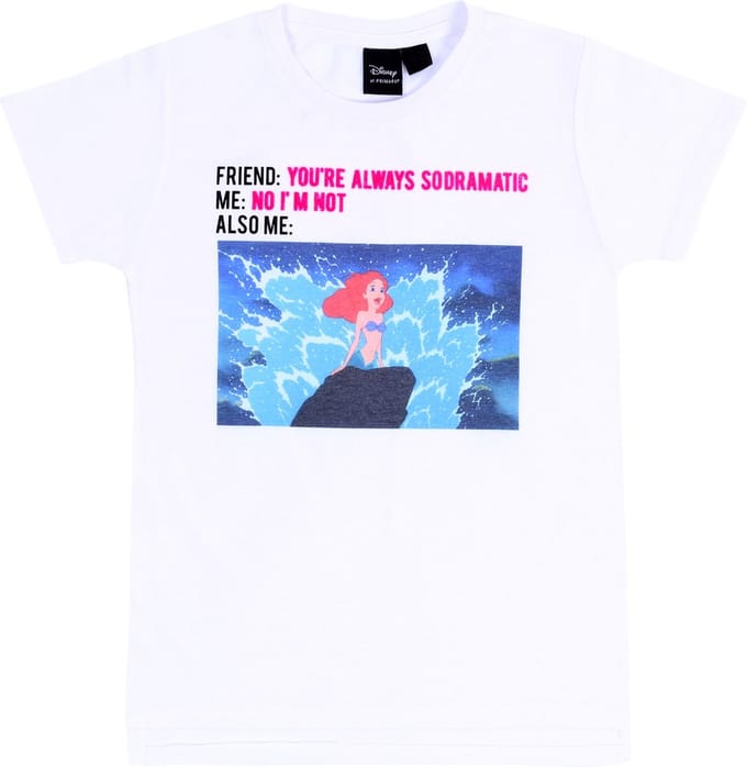 Wit T-shirt, Ariel DISNEY t-shirt