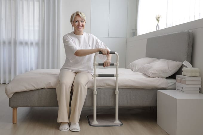 e-Ability Sta-op hulpmiddel - handgreep - beugel - verplaatsbaar - zeer robuust - topkwaliteit