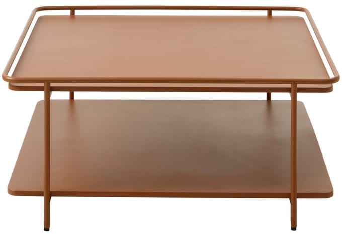 Nordic Home - Millie salontafel 75x75 cm - terracotta