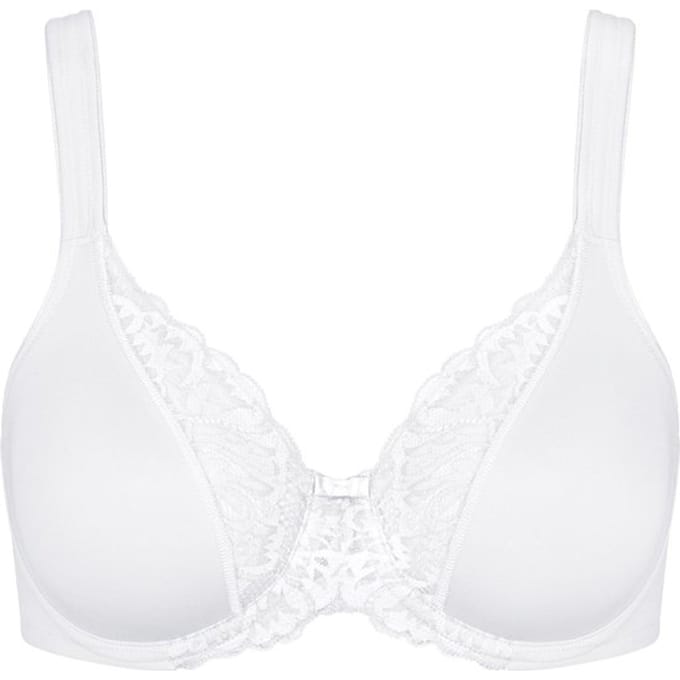 Triumph Modern Lace+Cotton N Vrouwen Beha - WHITE - Maat C85