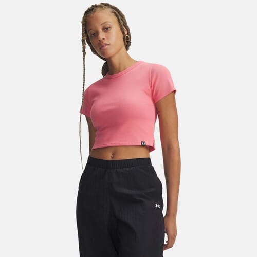 Under Armour Ua Rival Rib Baby Tee - Sportswear - Vrouwen