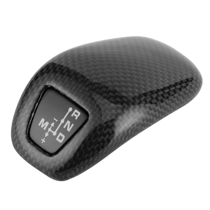 Auto Interieur Koolstofvezel Versnellingspook Knop Cover Geschikt voor Panamera 971 2017?2020 black