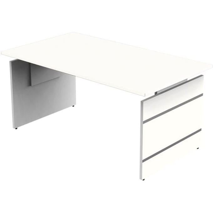 Bureau Office desk 160cm wit hoogte verstelbaar