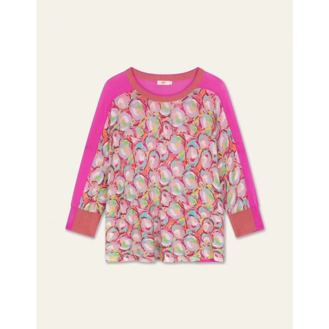 Oilily Kings Mantle Trui- maatM Fuchsia Roze