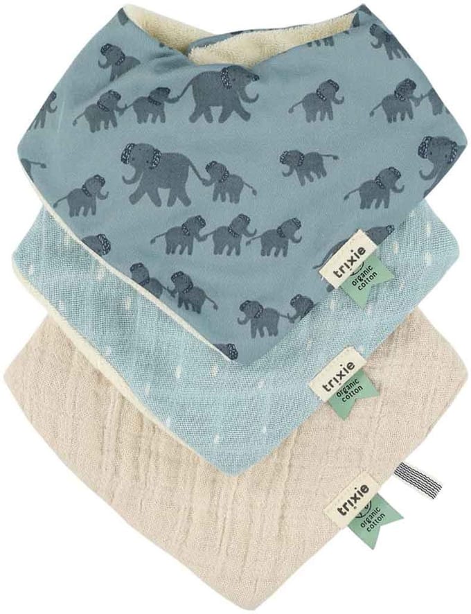 Trixie Bandana slab 3-pack mix - Enchanting Elephant