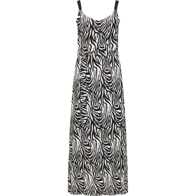 faina Maxi-jurk met zebraprint nelice