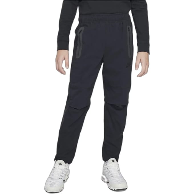 Nike Tech Broeken Kinder - Zwart - Maat 122 - 128 CM