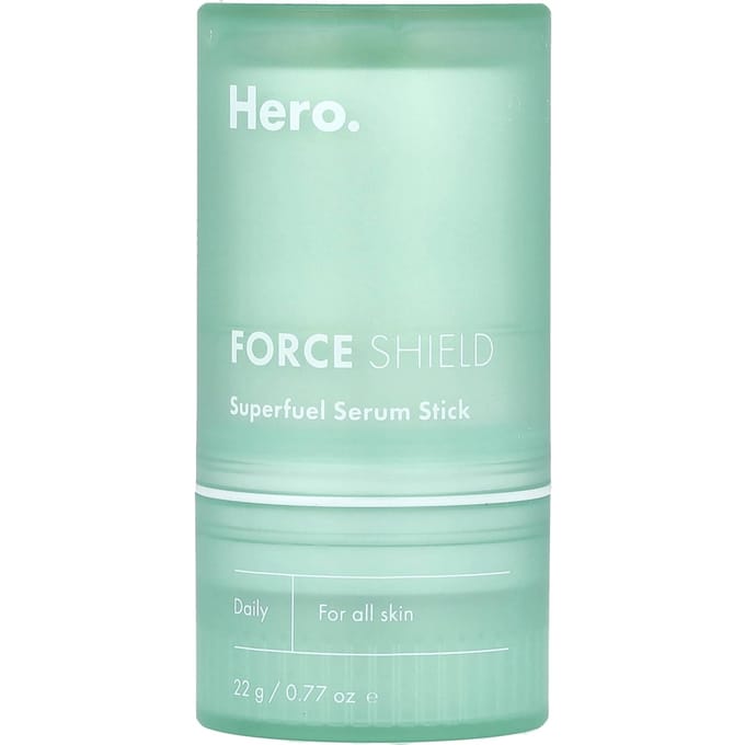 Hero Cosmetics, Force Shield, Super Fuel Serum Stick, 0.77 oz (22 g) white