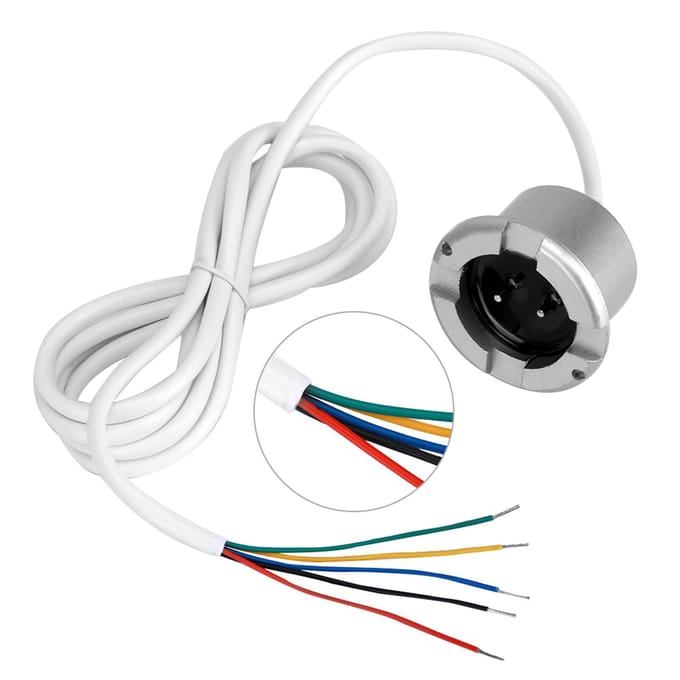 Machinekamer Geïsoleerde Bedrade Waterlek Overstromingsalarm Sensor Detector 12V white