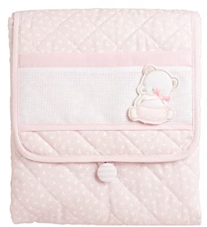 Draagbare Inklapbare Aankleedmat voor Baby's en Peuters - Roze
