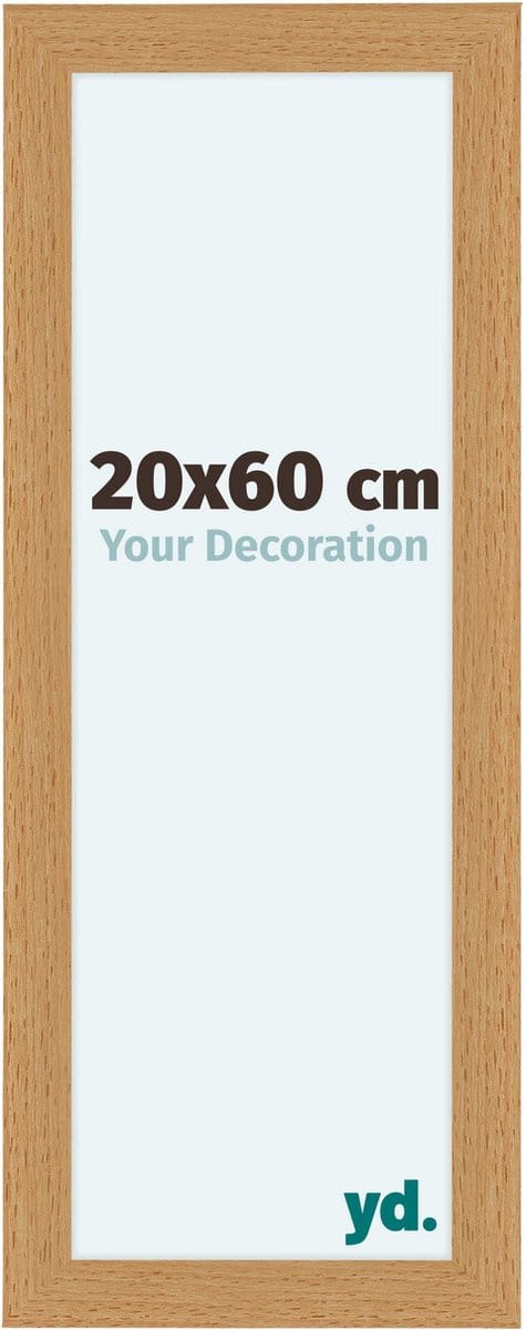 Your Decoration - Fotolijst 20x60 cm - MDF - Beuken - Como