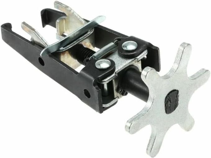 Klepveercompressor - Motor Tool - Motor Onderhoud - Universele Compatibiliteit - 500 Gram - Zwart Zilver