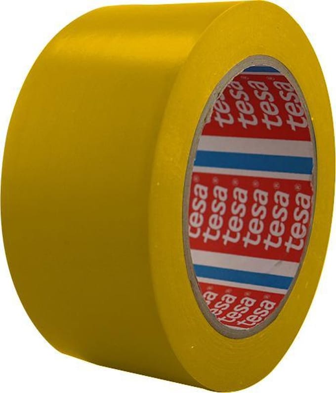 Vloermarkeringstape 5cm (Geel)