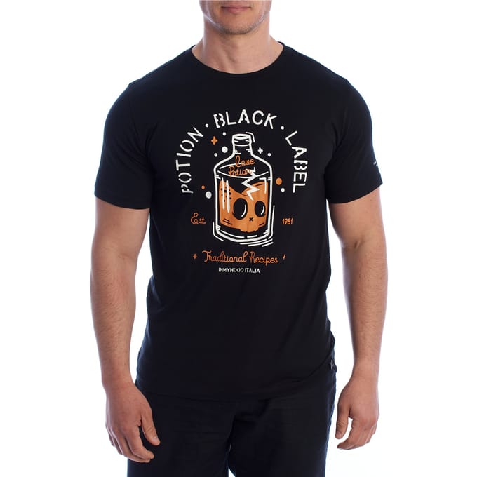 Heren Korte Mouw Graphic Katoenen T-Shirt HS24MTS20-A
