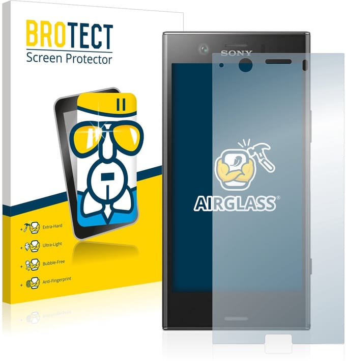 Screenprotector voor Sony Xperia XZ1 Compact Beschermglas transparant