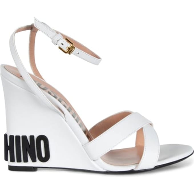 Moschino San.lod.tr Mn58/100 Vitello Bianco Taglia: 39 | Infradito Outlet | Donna