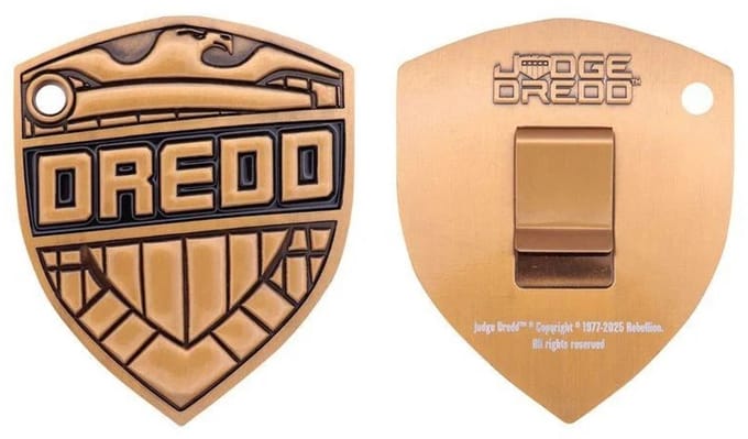 FaNaTtik 2000 AD Replica Judge Dredd Badge Limited Edition Replica: 1/1