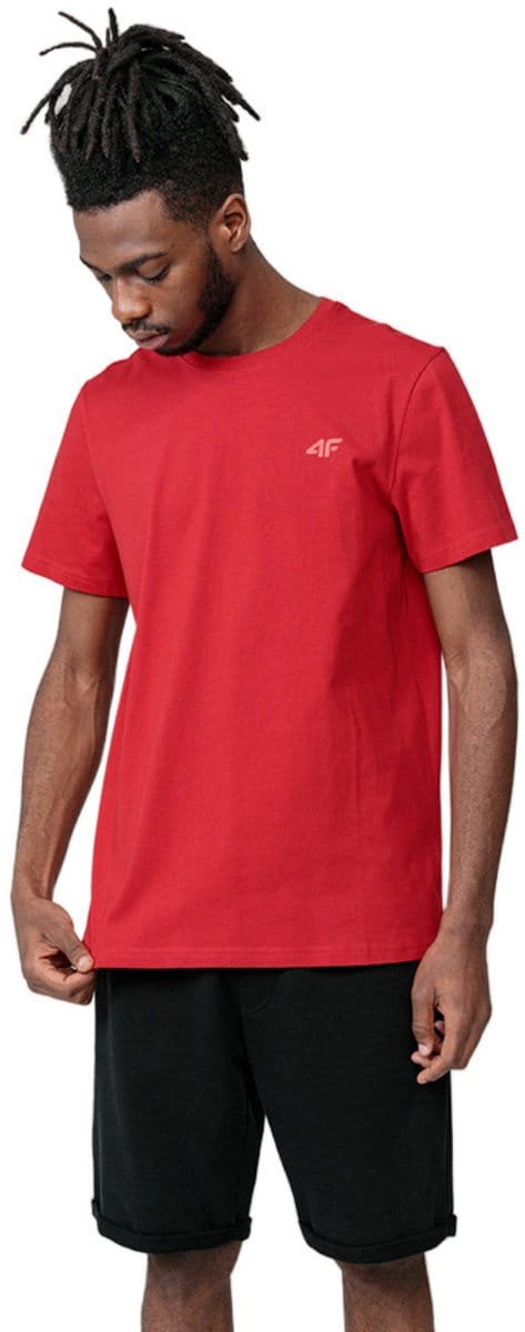 4F T-shirt Heren Rood - Maat M