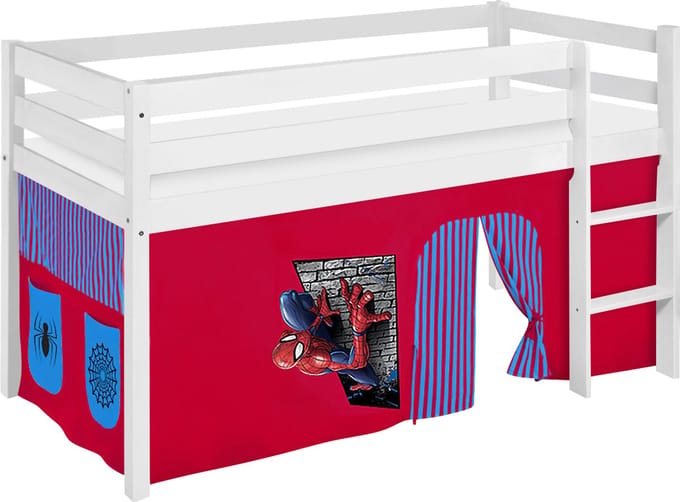 Ondertent Spiderman voor halfhoogslaper