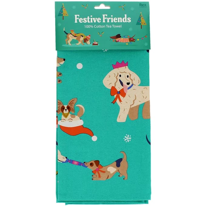 Handdoek Rex London Festive Friends