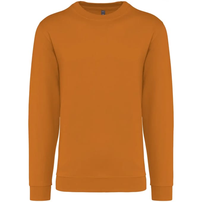 Sweater 'Crew Neck Sweatshirt' Kariban Collectie Basic+ M - Pumpkin